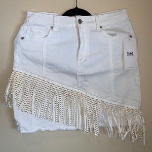 Fringe Mini Skirt
